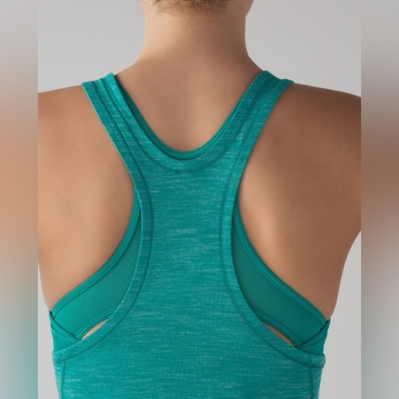 Lululemon Align Glide and Stride Tank 2 in 1 Built in Bra Flowy Running Workout - Picture 5 of 9